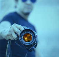 camera lens bokeh photographer